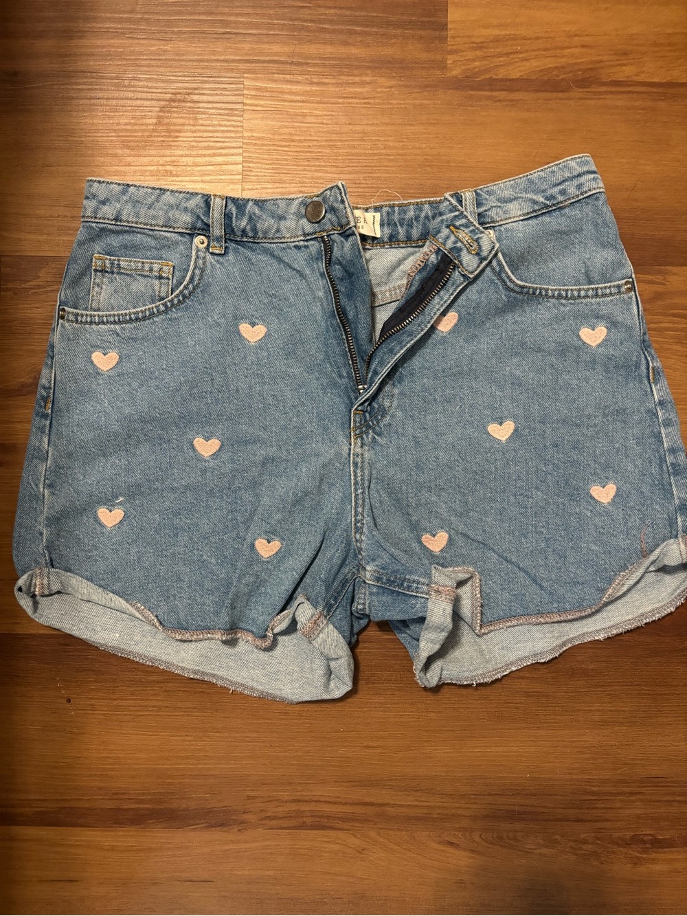 Harper Heritage Pink heart denim jeans